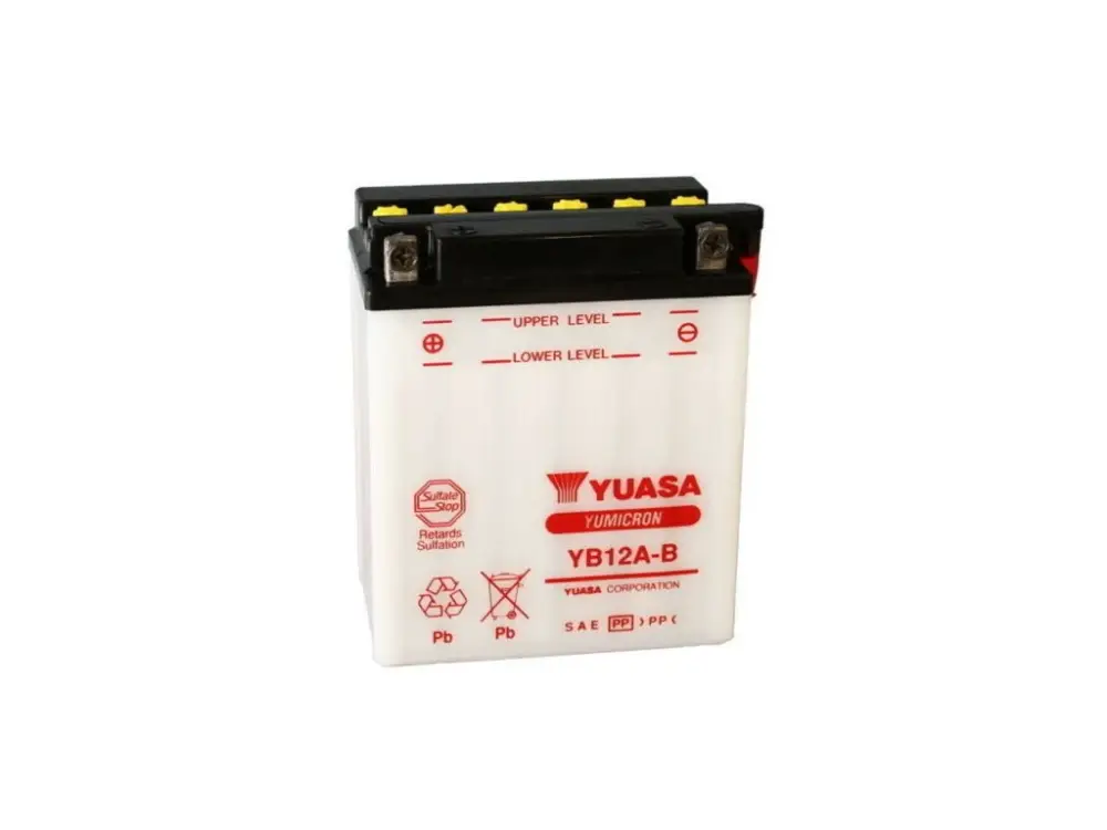 Nejlepší Volba Motobaterie YUASA YB12A-B 12V 12Ah