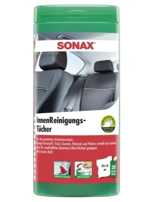 Sonax Čistící ubrousky na interiér - plastový obal 25ks 412200 Časově Omezené