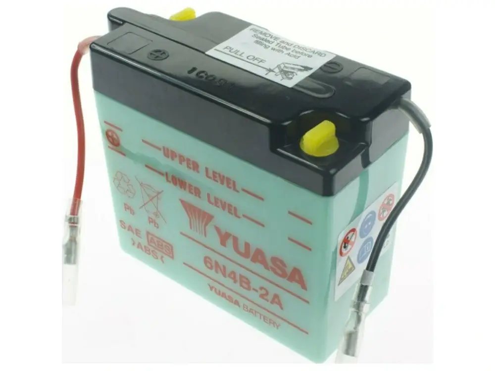 Motobaterie YUASA 6N4B-2A 6V 4Ah Ověřený