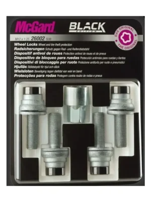 McGard pojistné šrouby 26002 SUB M12x1.25x35 hlava17 plocha plochá Peugeot černé Top Prodej