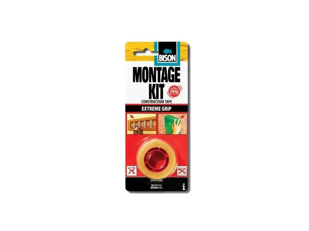 BISON MONTAGEKIT TAPE montážní oboustranná páska 1,5m Cenová Bomba