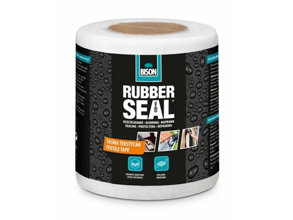 BISON RUBBER SEAL TEXTILNÍ PÁSKA 10 CM X 10 M Ověřený