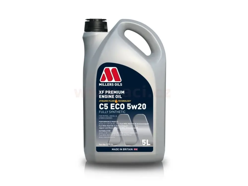 Rychlé Dodání MILLERS OILS XF PREMIUM C5 ECO 5w20, plně syntetický, 5 l