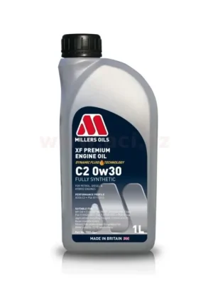 Expresní Doručení MILLERS OILS XF PREMIUM C2 0w30, plně syntetický, 1 l