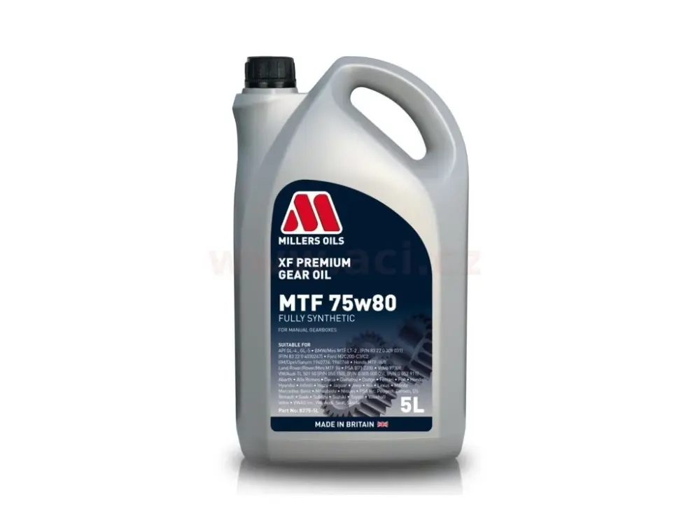 MILLERS OILS XF PREMIUM MTF 75w80 5l Finální Výprodej