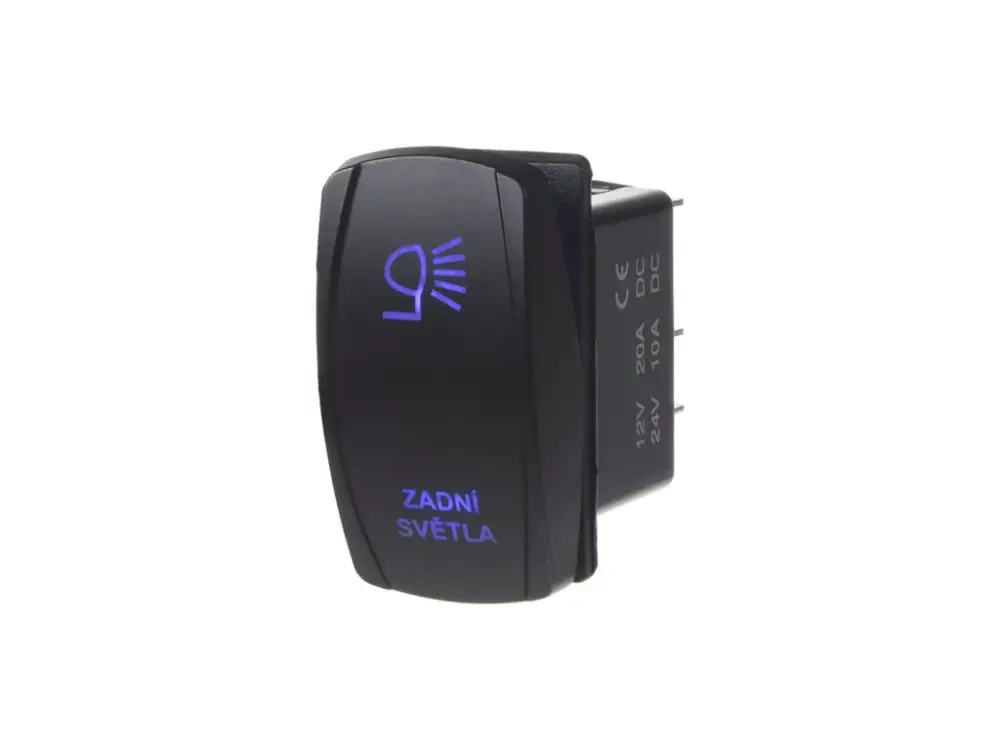 Rocker2 spínač ZADNÍ SVĚTLA 12/24V Originální