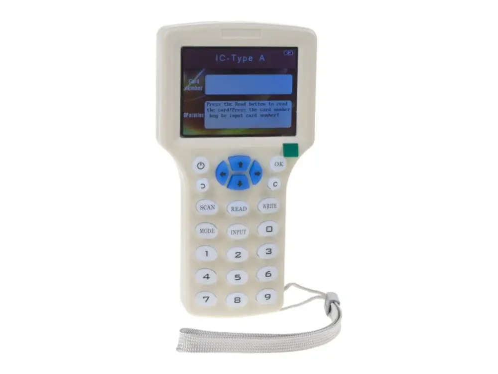Časově Omezené Ruční čtečka RFID čipů a karet