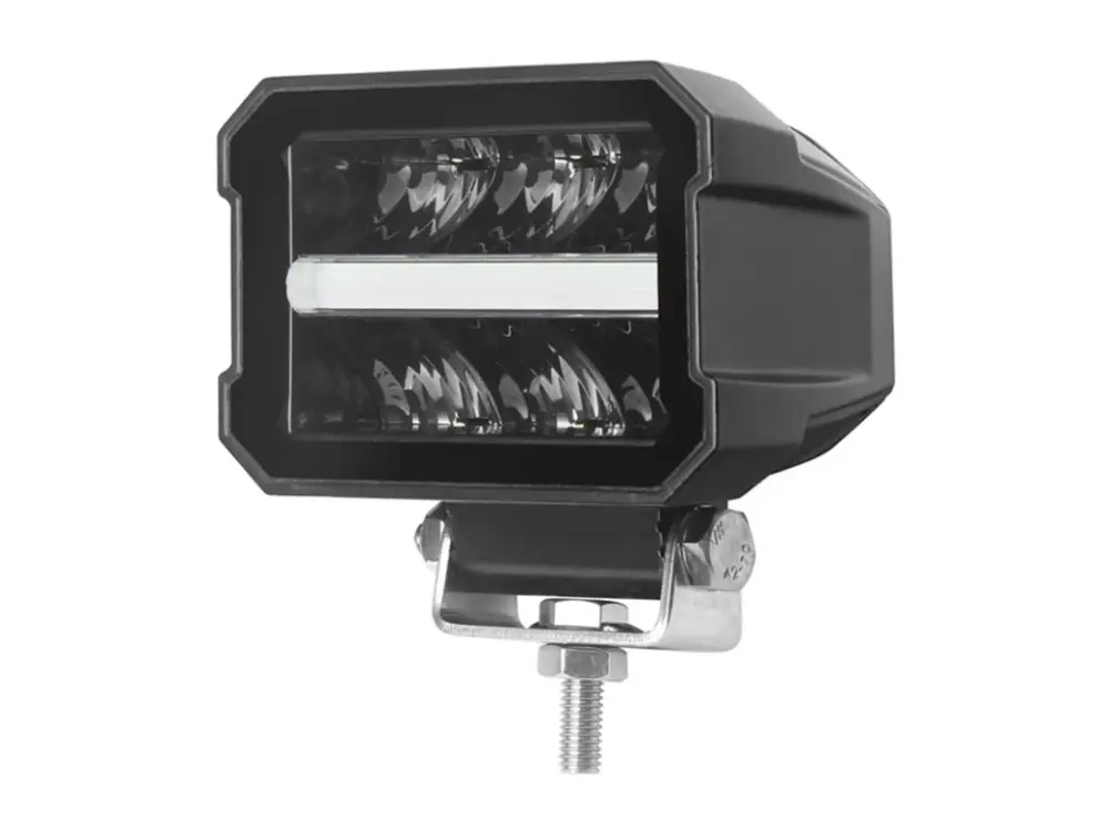 Akce LED světlo obdélníkové s pozičním/oranž. světlem, 6x5W, ECE R10, R149