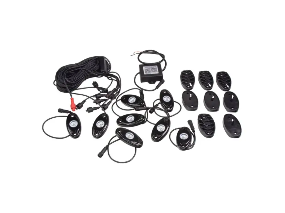 Hit Sezóny LED podsvětlení podvozku RGB 12V, Bluetooth, 24x3W