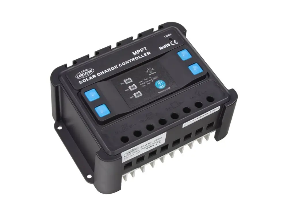 Oblíbený MPPT solární regulátor nabíjení 12V/24V, 20A