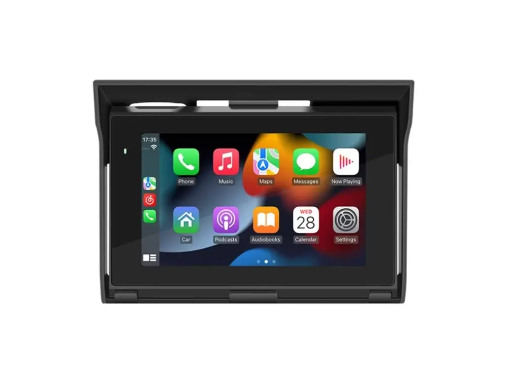 Jen Po Omezenou Doba Monitor 5" na motocykl s Apple CarPlay, Android auto, Bluetooth, mini USB, micro SD