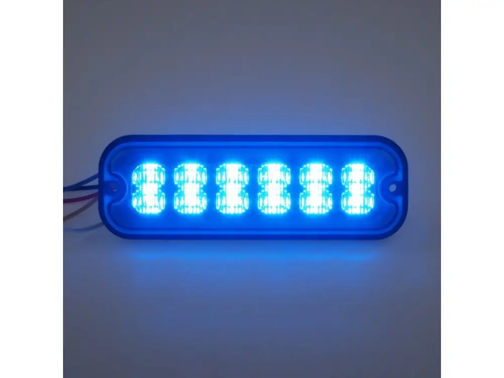 PREDATOR 12x4W LED, 12-24V, modrý, ECE R10 Pouze Dnes