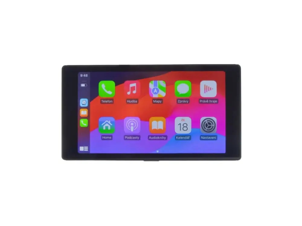 Monitor 5" s Apple CarPlay, Android auto, Bluetooth, micro SD, kamerový vstup Nejprodávanější