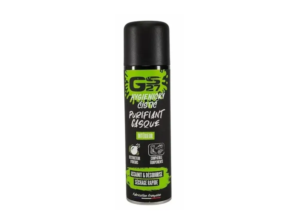 Super Cena GS27 PURIFIANT CASQUE Hygienický čistič - Čistič a osvěžovač sportovního vybavení 250 ml