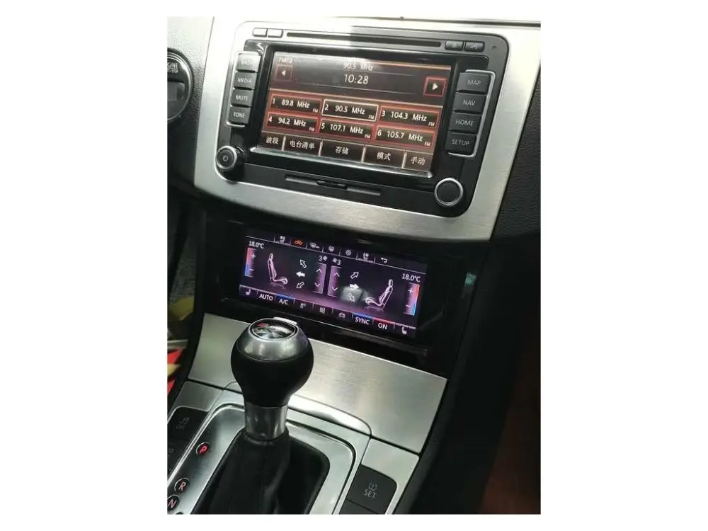 Aktuální IPS dotykový panel klimatizace pro VW Passat B6/B7/CC 2010-2014