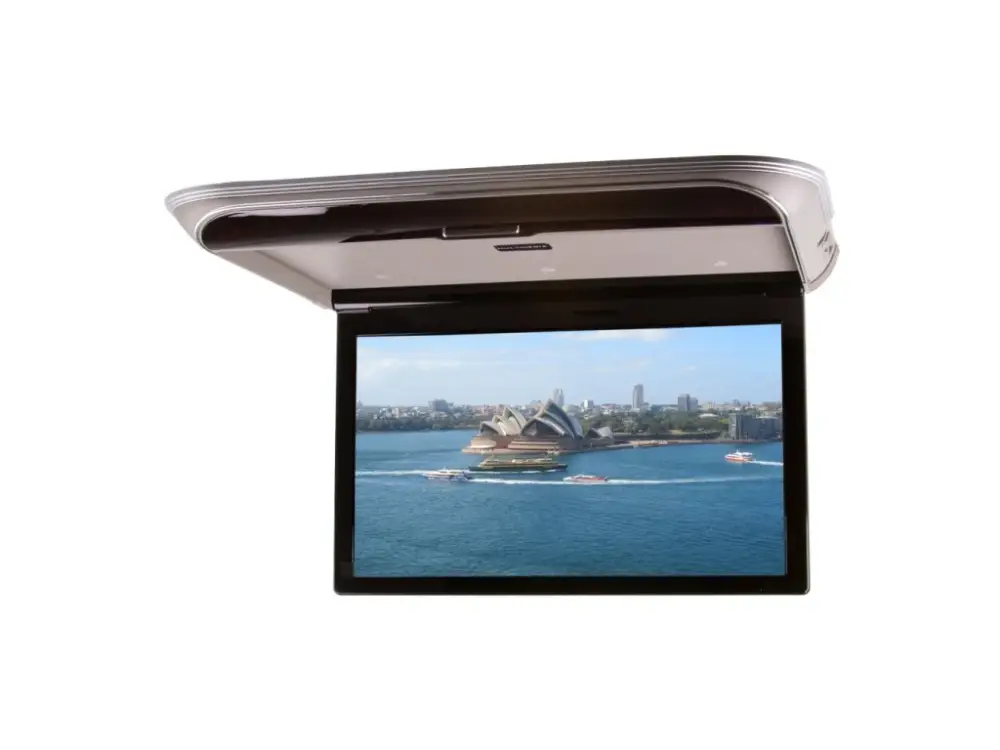 Stropní LCD monitor 19,5" s OS. Android USB/HDMI/IR/FM, dálkové ovládání se snímačem pohybu, šedá Aktuální