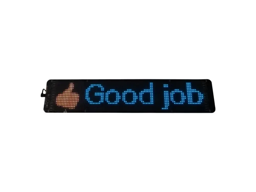 Pouze Dnes LED matrix panel "Devil eyes", 12 x 60cm