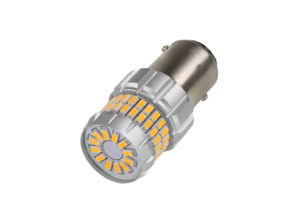 LED BAY15d oranžová, 12V, 60LED/3014SMD, 360° Výhodná Nabídka