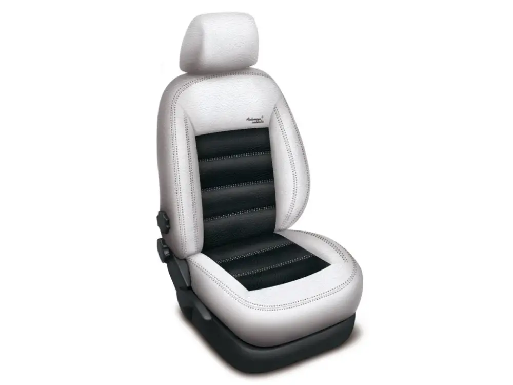 Autopotahy HONDA CRV II, od r. 2001-2007, kožené AUTHENTIC LEATHER bíločerné Cenová Bomba