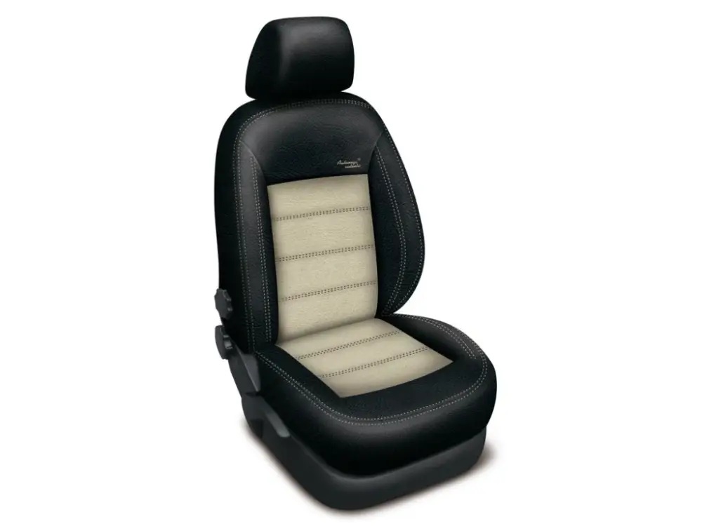Autopotahy SUZUKI SX4, r. 2006-2013 a S-CROSS, r. 2013-, AUTHENTIC VELVET, černobéžové Levný