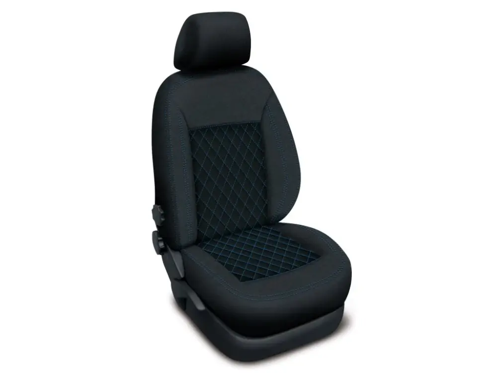 Omezená Nabídka Autopotahy CITROEN BERLINGO III, 5 SEDAČEK, od r. 2018, AUTHENTIC CARO modré