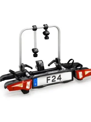 Nosič kol na tažné zařízení UEBLER F24 pro 2 kola – skládací Rychlé Dodání