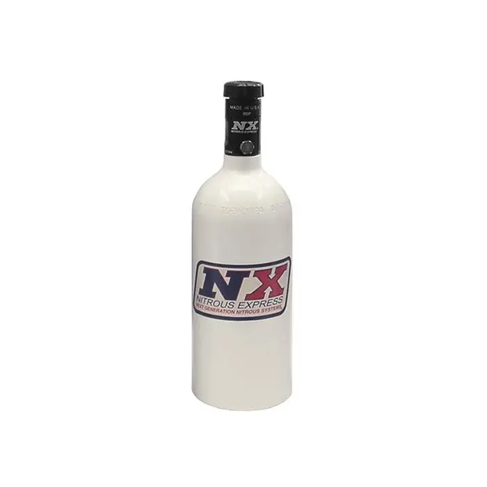 Bezpečná Platba 1Lb Bottle with Motorcycle Valve 3.2 Dia. x 9.83 Tall Nitrous Express NX 11010