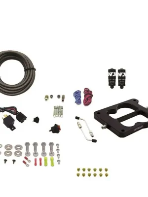 Q-Jet Holley Spreadbore Hitman Nitrous System 100-150-200Hp without Bottle Nitrous Express NX 40080-00 Časově Omezené