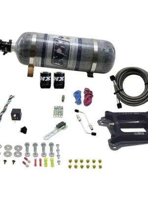 4150 Conventional Plate System Gasoline Stage 6 50-300Hp with 12Lb Carbon Bottle Nitrous Express NX 30040-12 Autentický