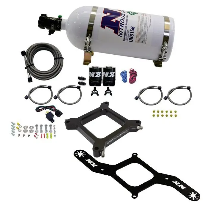 4150 Assassin Plate Gasoline Stage 6 50-300Hp with 10Lb Bottle Nitrous Express NX 67040-10 Super Cena