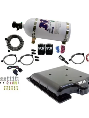 Cenově Výhodný Billet Supercharger Lid with Integrated Nitrous with 10Lb Bottle for Dodge Hellcat / Demon Nitrous Express NX 20972-10
