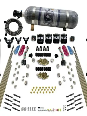 Dual Stage 8-Cyl Dry Direct Port Nitrous System 12LB Nitrous Express NX 93106-12 Hit Sezóny