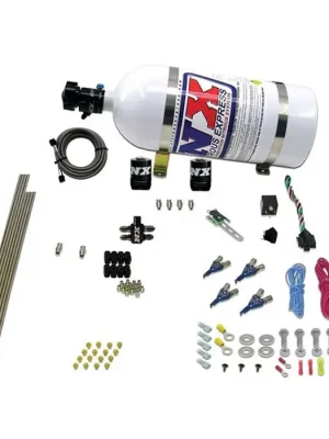 4-Cyl Direct Port Nitrous System EFI Gasoline (100-150-250Hp) 10Lb Nitrous Express NX 80004EFI-10 Omezená Nabídka
