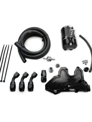 RTMG Performance Oil Catch Can Kit for 2.0 TSI EA888.4 for VW Holf 8R Small Black Nová Kolekce