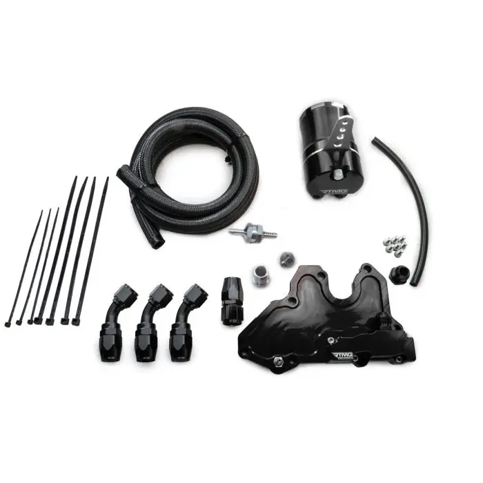 RTMG Performance Oil Catch Can Kit for 2.0 TSI EA888.4 for VW Holf 8R Small Black Nová Kolekce