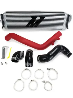 Sada intercooleru Mishimoto Honda Civic Type R 2017+ stříbrná s vrásčitě červeným potrubím Značkový