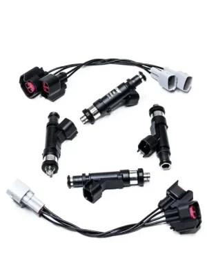 Nová Kolekce Sada vstřikovačů DeatschWerks 1000cc Injectors w/ Connectors Lotus Elise 2.4L 2AZFE 1996-2011 Exige 2.4L 2AZFE 2000-11 Toyota Celica 2000-05 MR2 1999-2007 Scion TC/XA/B 2004-10 Replaces 22S-04-1000-4