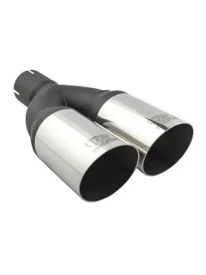 Časově Omezené Univerzální koncovka tlumiče výfuku kulatá 76mm délka 230mm montážní průměr 65mm