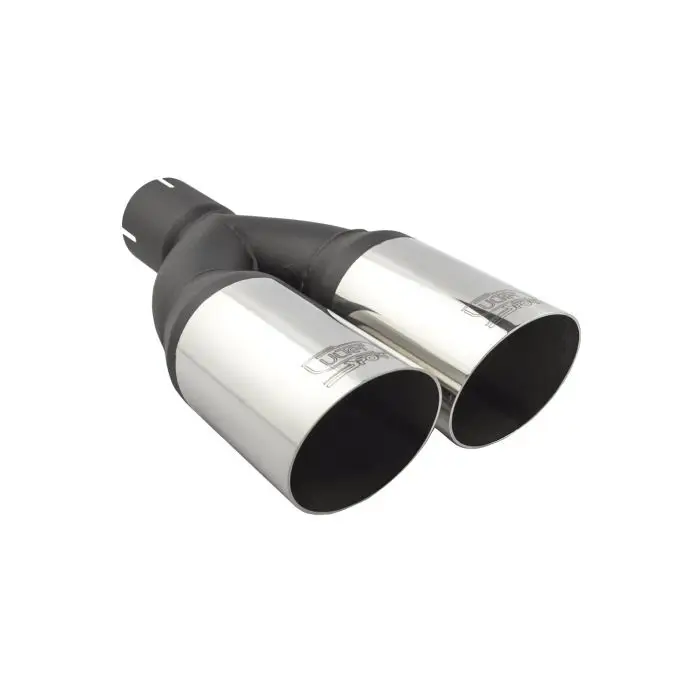 Časově Omezené Univerzální koncovka tlumiče výfuku kulatá 76mm délka 230mm montážní průměr 65mm