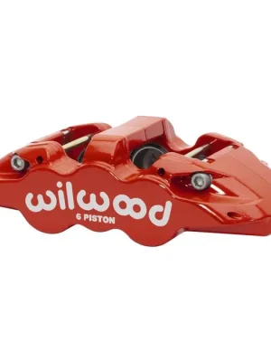 Brzdový třmen Wilwood 120-14444 Aero6-DS pravý červený 6 pístů Levný