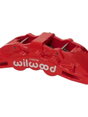 Sleva Brzdový třmen Wilwood 120-14863 SX6R levý červený 6 pístů