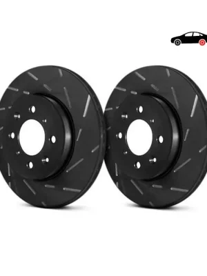 Akce USR1977 Discs Rotors USR EBC Brakes for Audi A3 8V A3 8Y A3 quattro 8V A3 quattro 8Y Q3 8U Q3 F3 Q3 quattro 8U Q3 quattro F3 TT 8S TT quattro 8S Seat Alhambra 7N Tarraco Skoda Kodiaq Superb 3V Superb 3V PHEV Volkswagen Arteon Arteon Shooting Brake Caddy L