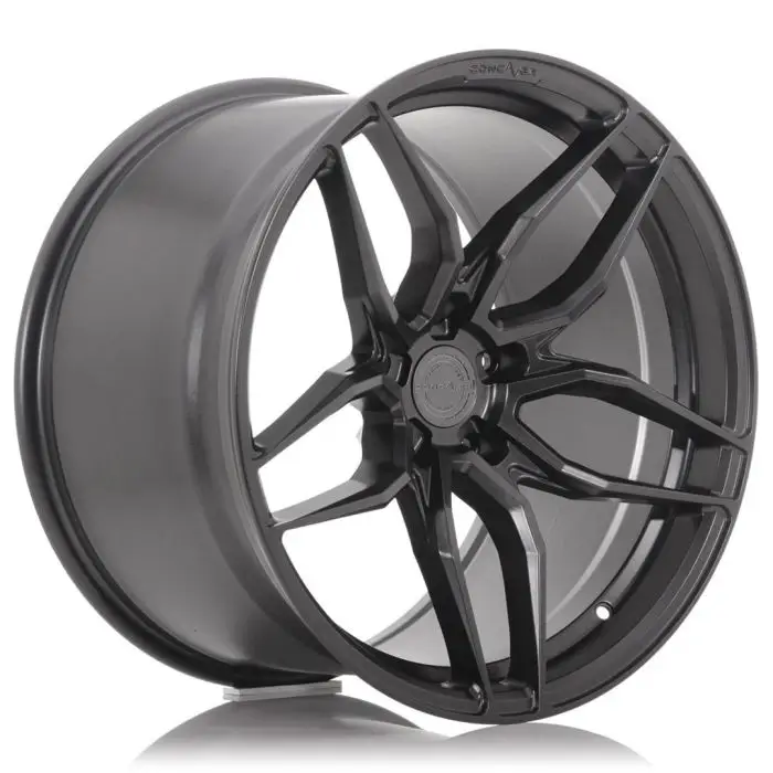 Vysoce Kvalitní Kovaný ráfek Concaver CVR3 22x11" (5 hole custom PCD) ET11-52, Carbon Graphite