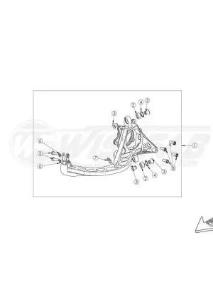 Zlevněný Rear Knuckle Assembly Right Wisefab WF361_100RA