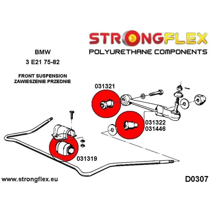 Kup Teď 031319B: Silentblok předního stabilizátoru BMW e21