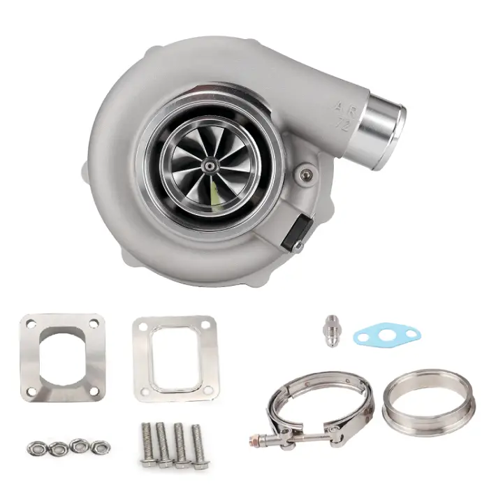 Must-Have Turbodmychadlo Pulsar PSR 5455G 4" 660KM Nerezová ocel .82 T4 Vstup 3" V-Band Výstup Kuličková ložiska