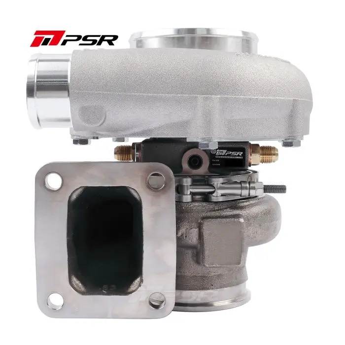 Sleva Turbocharger Pulsar PSR 5862G 770HP .63 Stainless Steel T4 Open Inlet 3" V-Band Outlet T51R Mod Ball Bearing