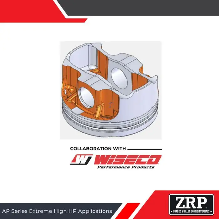 Kované písty ZRP 1400HD by Wiseco Mitsubishi 4G63 EVO 4-9 Bore - 85.5mm 9.0:1 / 8.52:1 88mm x 156mm Speciální Cena