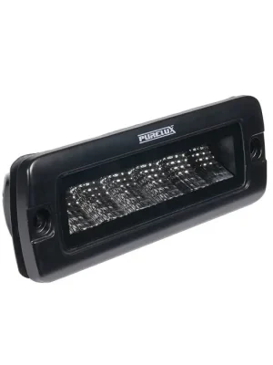 Hit Sezóny Pracovní světlo Purelux Black Flush-Mount Slim 20 cm 30 W Flood IOD Performance 1 pcs