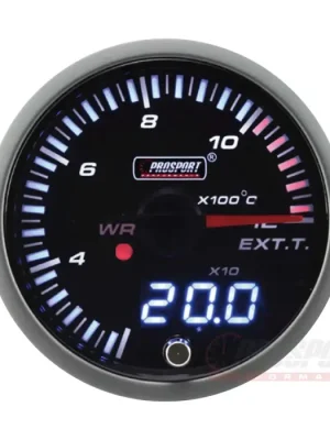 Akční Nabídka Prosport JDM Series 52mm Exhaust Gas Temp Hauge with Waterproof Sensor